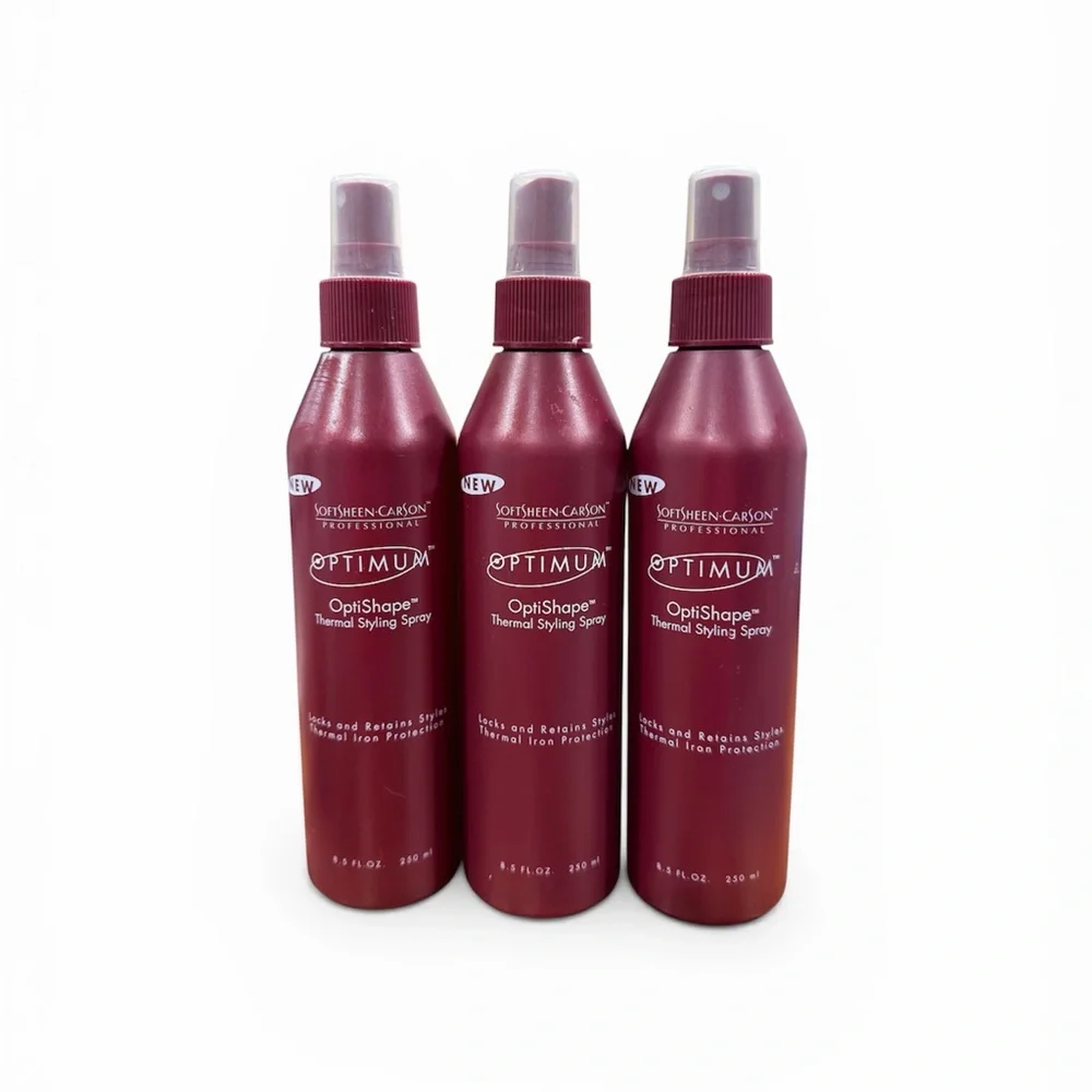 Softsheen Carson Optimum OptiShape Thermal Styling Spray 8.5 OZ‎ Lot Of 3